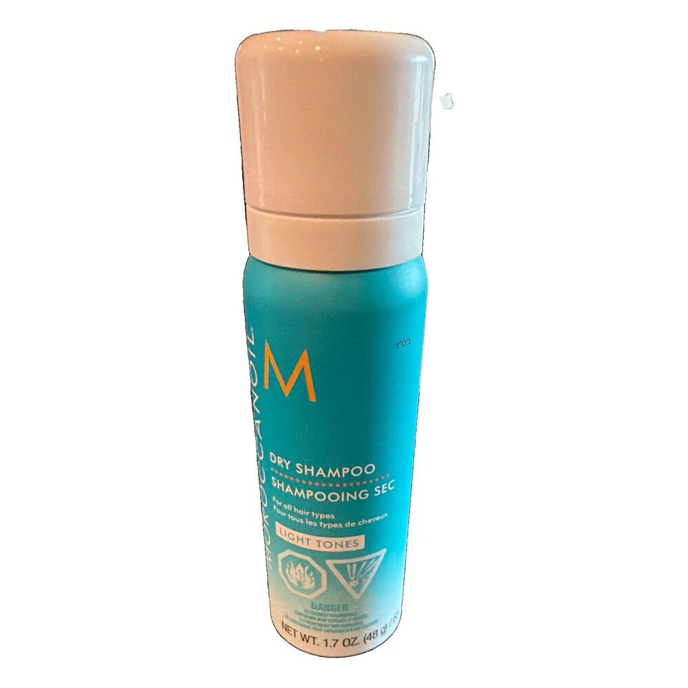 Moroccanoil Dry Shampoo Light Tones Spray Travel Size 1.7 oz Argan Oil